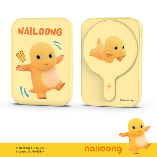 Nailoong 奶龍 - 2合1磁吸+PD3.0 5000mAh外置充電器-小悠閒